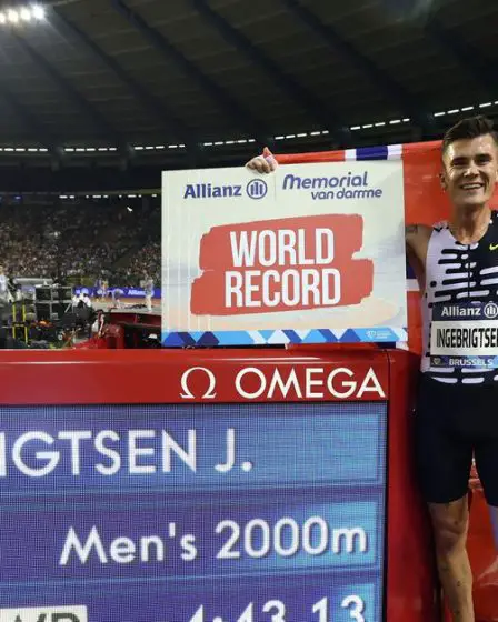 La Norvégienne Ingebrigtsen bat le record du 2 000 m à Bruxelles 5 La Norvégienne Ingebrigtsen bat le record du 2 000 m à Bruxelles - 4