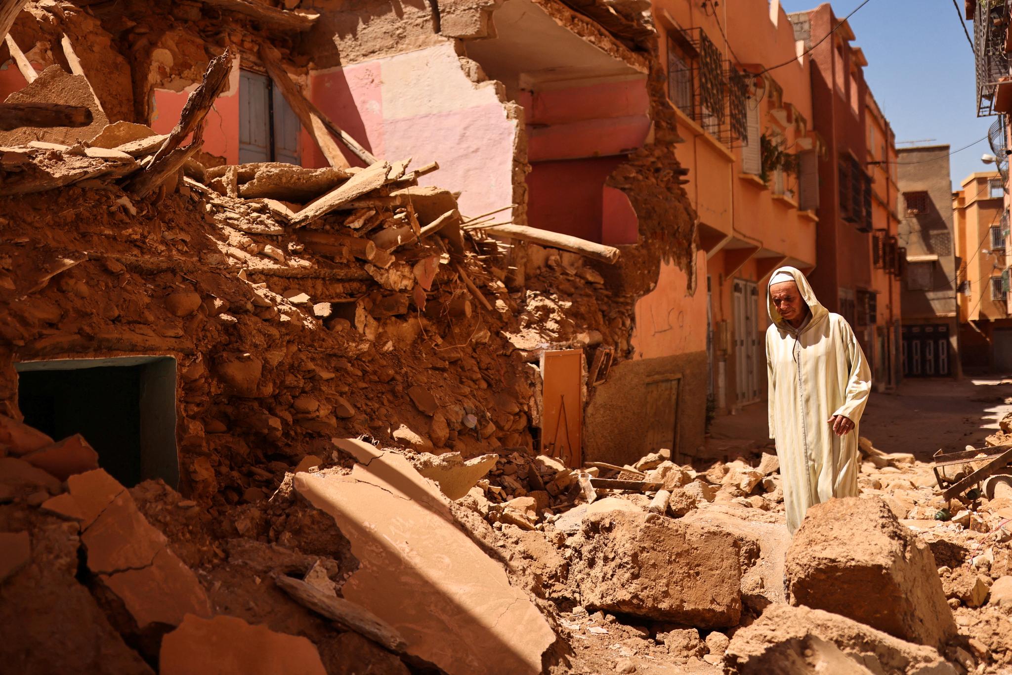 Le Maroc a donc été frappé par un puissant tremblement de terre. 8 Le Maroc a donc été frappé par un puissant tremblement de terre. - 7