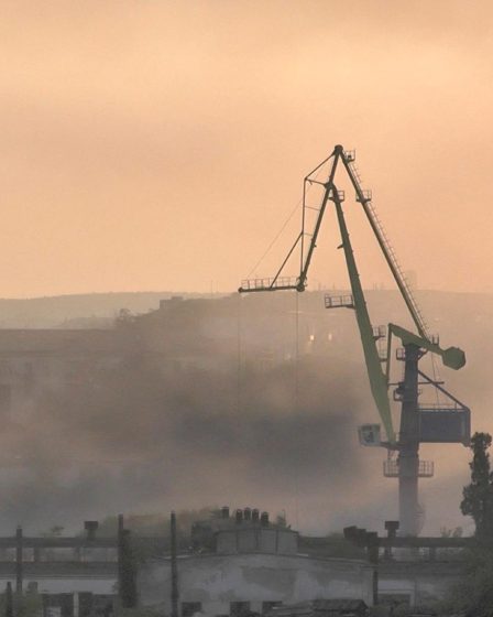 Des navires de guerre russes ont été endommagés lors d'une attaque ukrainienne contre des chantiers navals à Krym - 18