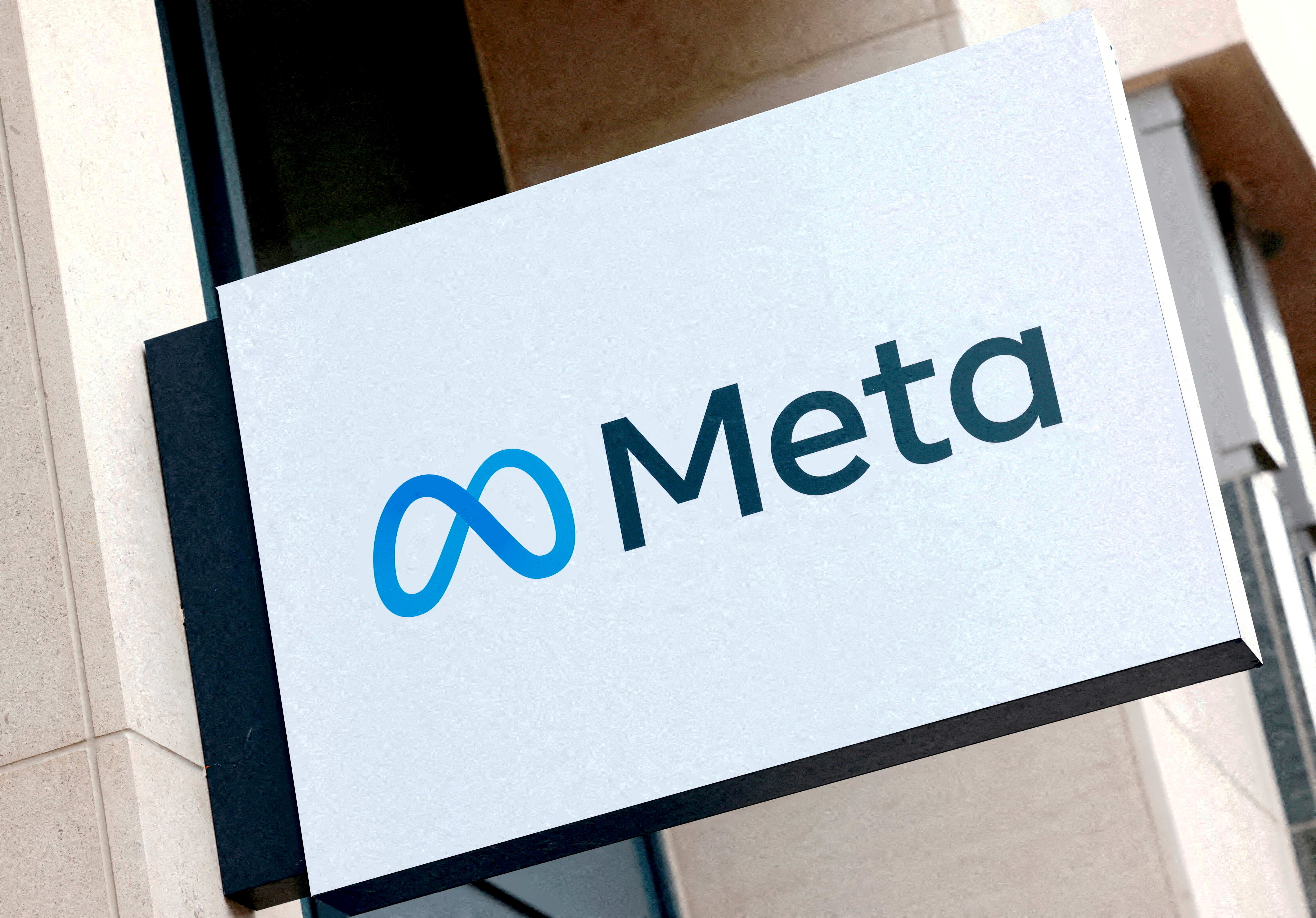Le logo du groupe d'entreprises Meta Platforms