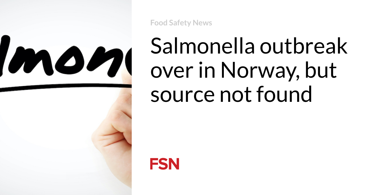 Fin de l'épidémie de salmonelles en Norvège, mais la source n'a pas été trouvée 4 Fin de l'épidémie de salmonelles en Norvège, mais la source n'a pas été trouvée - 3