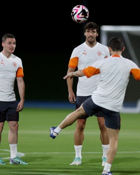Jeremy Doku et Erling Haaland s'entraînent seuls pendant que Man City se prépare pour la finale de la Coupe du monde des clubs 8 Jeremy Doku et Erling Haaland s'entraînent seuls pendant que Man City se prépare pour la finale de la Coupe du monde des clubs - 7