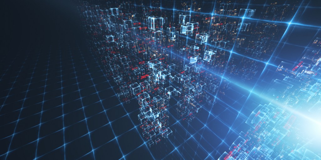Arkon Energy lève 110 millions de dollars pour augmenter sa capacité de minage de bitcoins aux États-Unis et lancer un service d'IA en nuage en Norvège. 7 Concept technologique. Rendu 3D