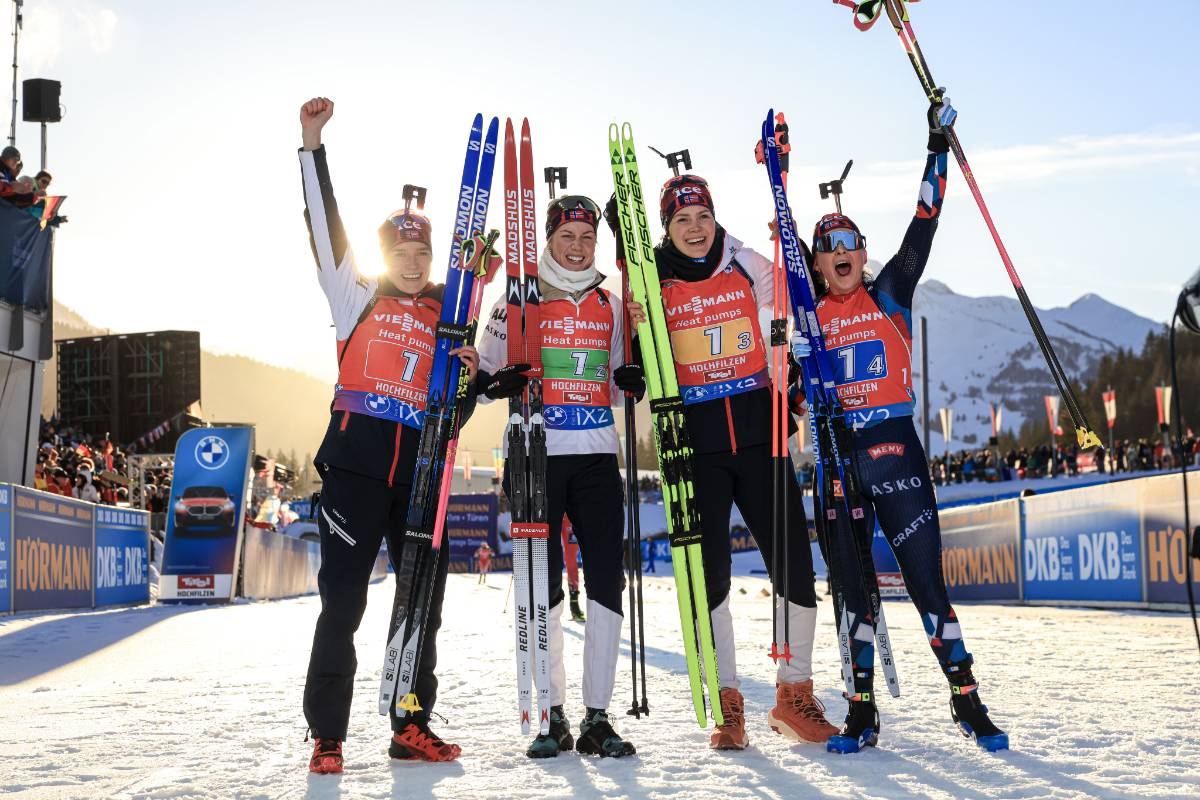La Norvège revient et gagne le relais féminin de Hochfilzen 10 La Norvège revient et gagne le relais féminin de Hochfilzen - 9