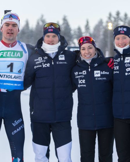 La Norvège gagne le relais mixte à Kontiolahti - 1