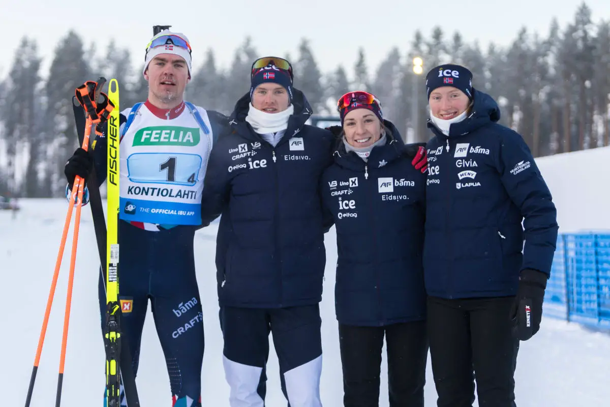 La Norvège gagne le relais mixte à Kontiolahti - 3