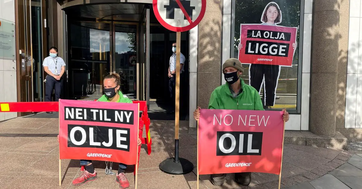 Les écologistes demandent à un tribunal norvégien d'arrêter trois champs pétroliers et gaziers - 85