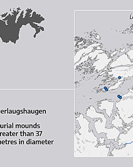 La plus ancienne sépulture de navire connue en Scandinavie se trouve au milieu de la Norvège. - 13
