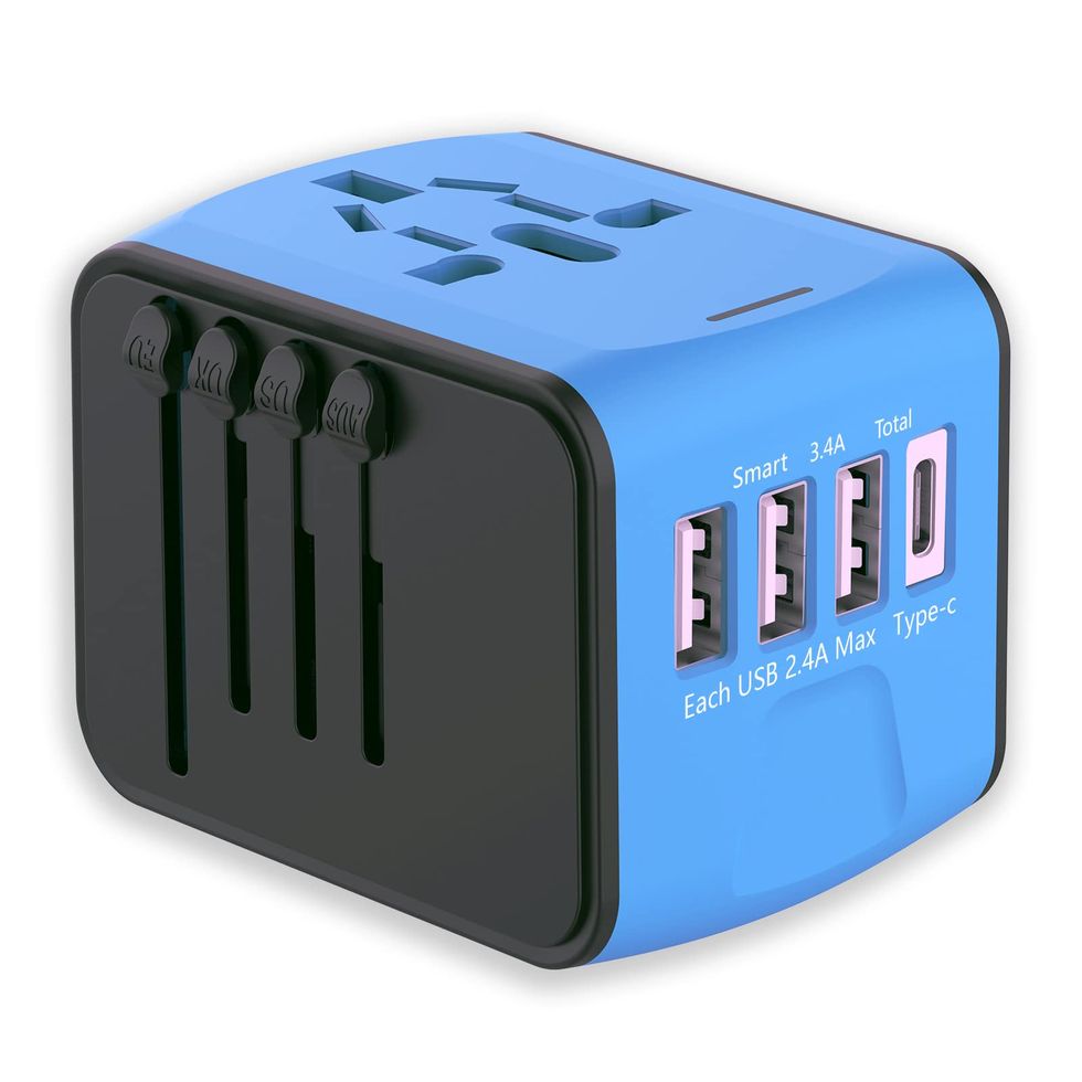 RXSQUL Universal International Power Travel Plug Adapter (en anglais) RXSQUL Universal Power International Travel Plug Adapter (Adaptateur de prise de courant international de voyage)