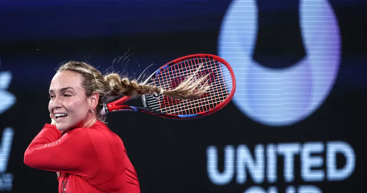Vekic bat Rus à la United Cup ; la Norvège se qualifie pour les quarts de finale 4 Vekic bat Rus à la United Cup ; la Norvège se qualifie pour les quarts de finale - 3