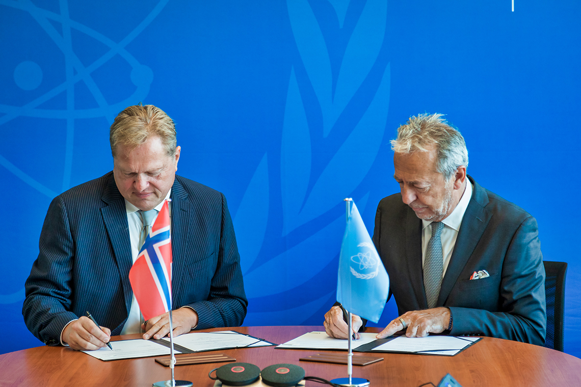 Norge slutter seg til IAEAs medlemsstatsstøtteprogram for kjernefysisk verifikasjon