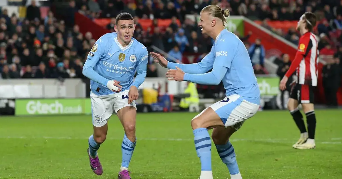 La star de Man City, Erling Haaland, envoie un message de quatre mots à Phil Foden après un triplé sensationnel 4 La star de Man City, Erling Haaland, envoie un message de quatre mots à Phil Foden après un triplé sensationnel - 3