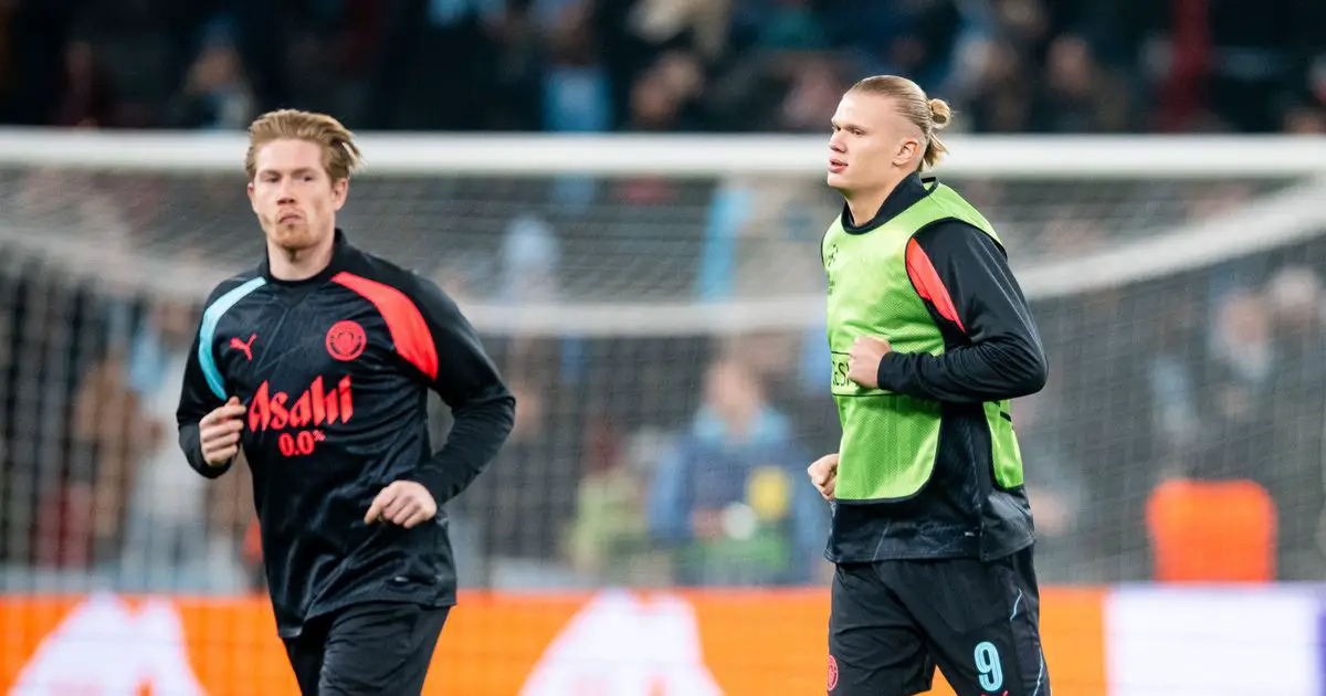 Kevin De Bruyne défend la forme de l'as de Man City Erling Haaland depuis le retour de sa blessure - Il est dangereux 4 Kevin De Bruyne défend la forme de l'as de Man City Erling Haaland depuis le retour de sa blessure - Il est dangereux - 3