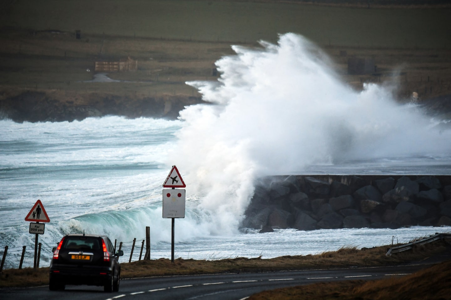 La tempête Ingunn, l'une des plus violentes depuis des décennies en Norvège, a balayé des vents records. 4 La tempête Ingunn, l'une des plus violentes depuis des décennies en Norvège, a balayé des vents records. - 3