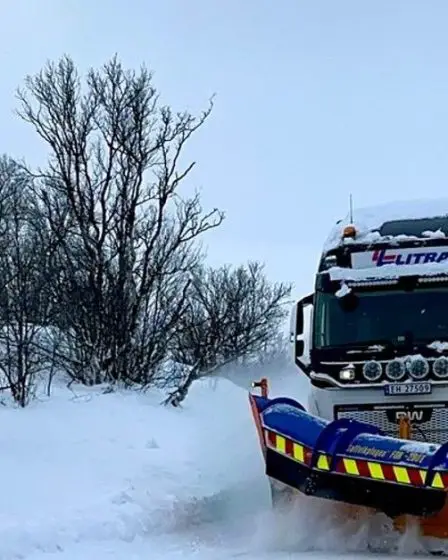 Le premier camion semi-électrique au monde, d'une capacité de 1 000 kWh, déneige en Norvège comme un chef. 26 Le premier camion semi-électrique au monde, d'une capacité de 1 000 kWh, déneige en Norvège comme un chef. - 25