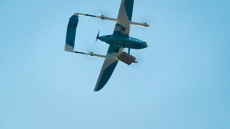 Un service de livraison à domicile par drone autonome est lancé en Norvège 11 Kyte drone Aviant