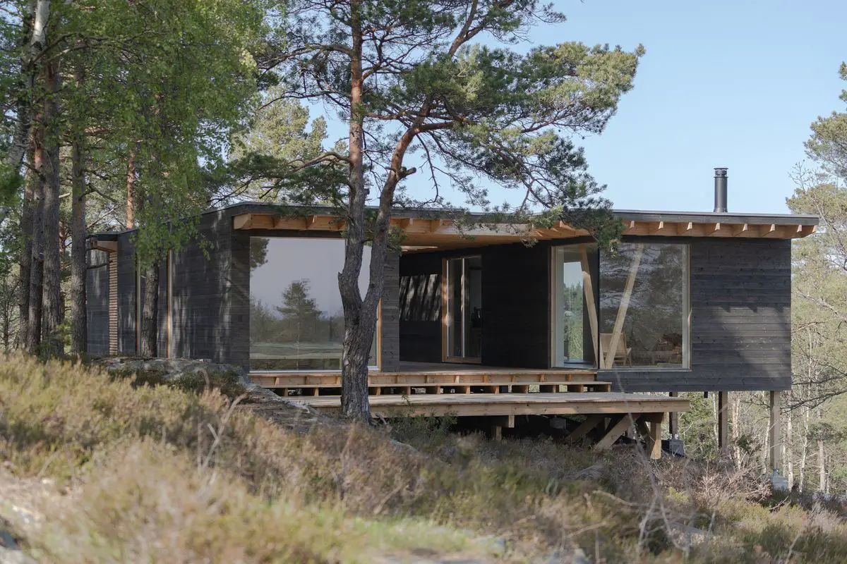 La cabine norvégienne a été conçue comme une escapade confortable et minimaliste. - 17