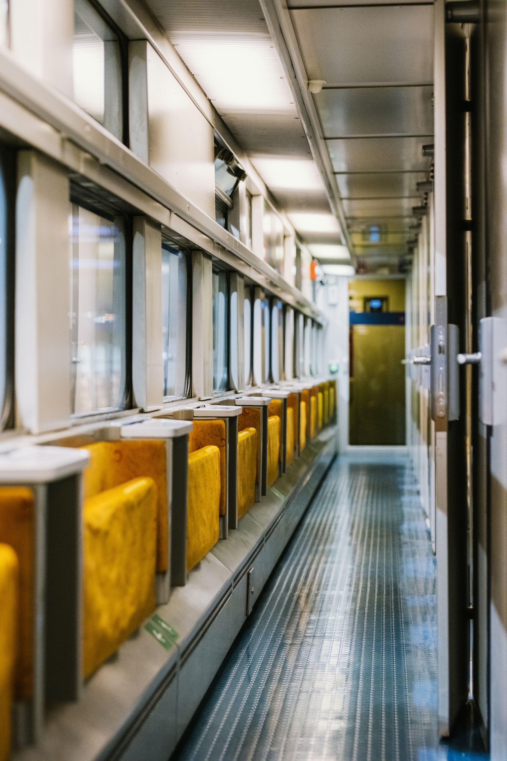 Comment se rendre en train d'Oslo au cercle polaire norvégien ? 7 intérieur du train
