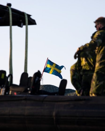 Exercice des forces suédoises dans le nord de la Norvège à l'occasion de l'adhésion officielle de ce pays à l'OTAN - 1