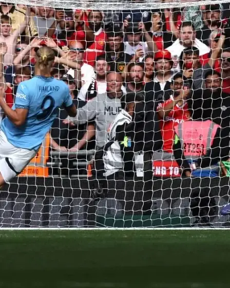 Les rires provoqués par Andre Onana de Man United à l'encontre de la star de Man City, Erling Haaland, lors des tirs au but 2 Les rires provoqués par Andre Onana de Man United à l'encontre de la star de Man City, Erling Haaland, lors des tirs au but - 1