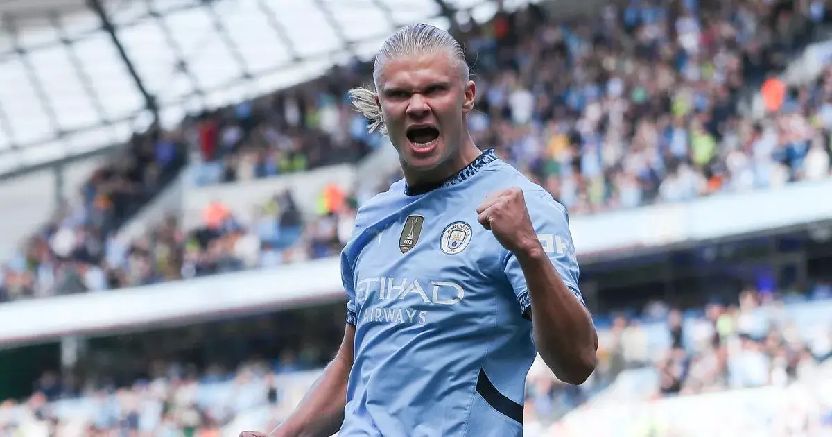 KSI se crédite de la nouvelle célébration d'Erling Haaland après l'exploit du triplé de Man City 4 KSI se crédite de la nouvelle célébration d'Erling Haaland après l'exploit du triplé de Man City - 3