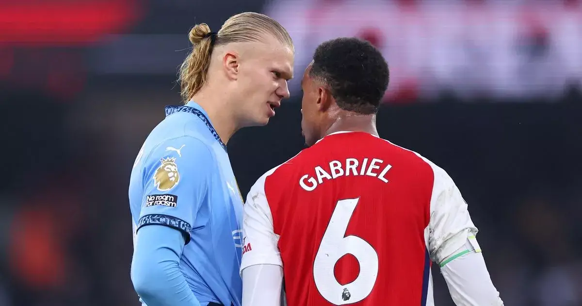 La réponse de Gabriel à l'incident d'Erling Haaland ridiculise la réaction d'Arsenal face aux célébrations de Man City 4 La réponse de Gabriel à l'incident d'Erling Haaland ridiculise la réaction d'Arsenal face aux célébrations de Man City - 3
