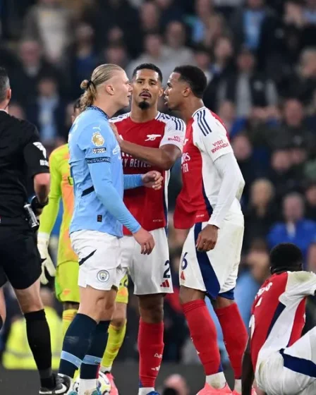 "Clown" - Erling Haaland reçoit un coup classé X contre l'ancien duo de Man City lors du match d'Arsenal - 22