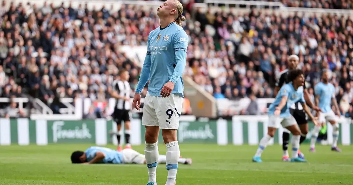 L'état de la blessure d'Erling Haaland alors que Man City a eu du mal contre Newcastle 4 L'état de la blessure d'Erling Haaland alors que Man City a eu du mal contre Newcastle - 3