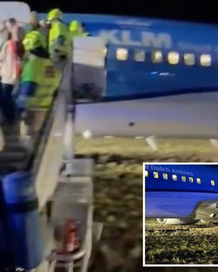 Un vol Boeing de KLM Royal Dutch Airlines dérape de la piste en Norvège après une panne hydraulique 2 Un vol Boeing de KLM Royal Dutch Airlines dérape de la piste en Norvège après une panne hydraulique - 1