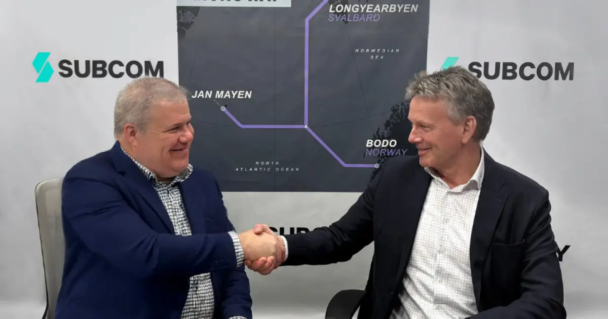 Space Norway et SubCom prévoient le système de câble sous-marin le plus septentrional du monde 4 Space Norway et SubCom prévoient le système de câble sous-marin le plus septentrional du monde - 3