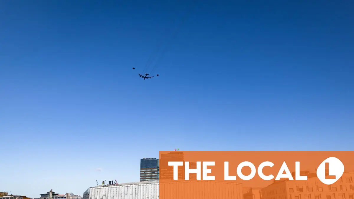 Pourquoi un bombardier américain a-t-il survolé le centre d'Oslo vendredi ? 4 Pourquoi un bombardier américain a-t-il survolé le centre d'Oslo vendredi ? - 3