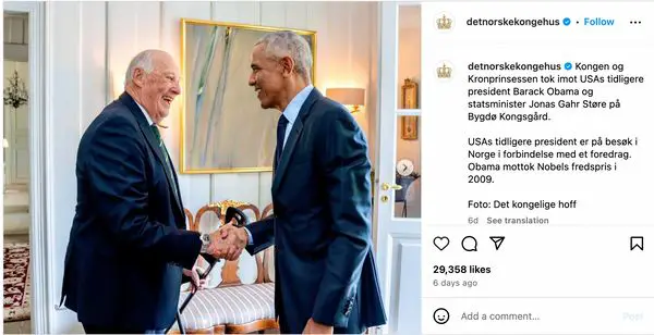 Rien ne prouve que le roi Harald de Norvège ait snobé Trump pour rencontrer Obama à sa place 10 Rien ne prouve que le roi Harald de Norvège ait snobé Trump pour rencontrer Obama à sa place - 9