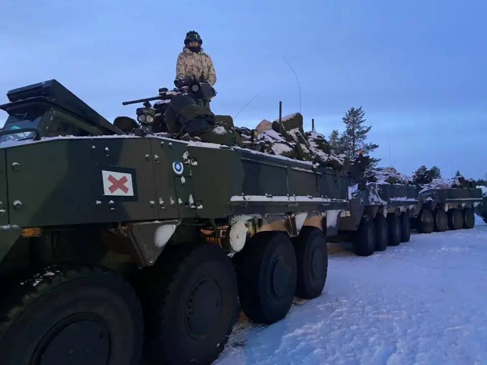 Finnish armored vehicles on return after the Nordic Response 2024 exercise in Norway this winter. NATO’s forces in northernmost Europe have strengthened substantially after Finland and Sweden joined the alliance. In the future, such forces are likely to be allowed border crossings from Lapland into the east-Finnmark region. La Norvège assouplit les restrictions qu'elle s'impose à la formation de l'OTAN - 10
