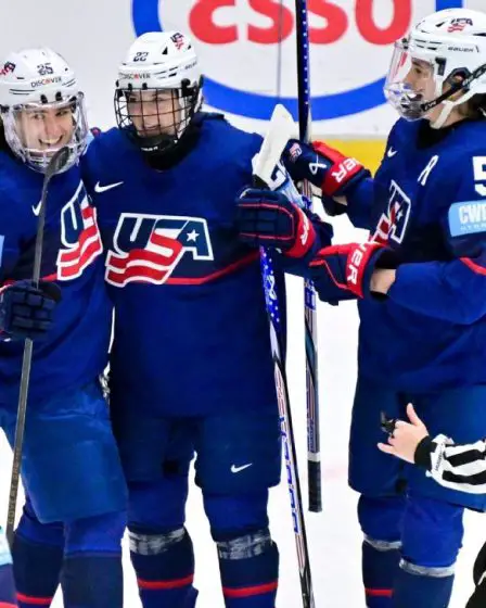 Tage Thompson marque le but de la victoire des États-Unis aux championnats du monde de hockey 31 Tage Thompson marque le but de la victoire des États-Unis aux championnats du monde de hockey - 30