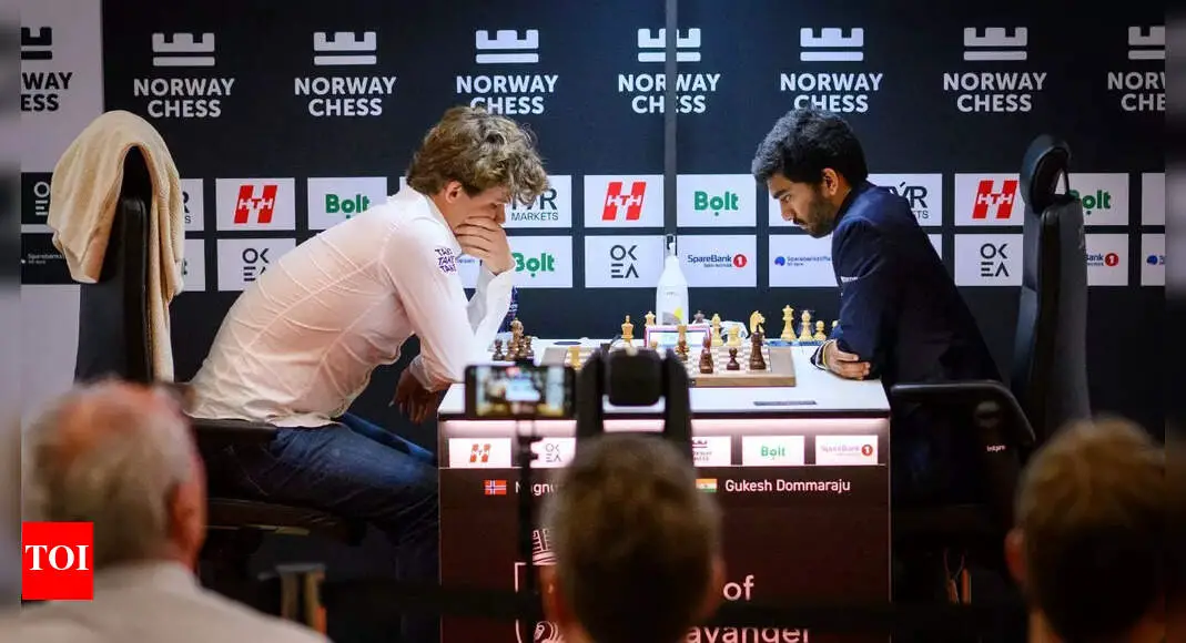 Échecs norvégiens : Magnus Carlsen bat D Gukesh au premier tour | Chess News 4 Échecs norvégiens : Magnus Carlsen bat D Gukesh au premier tour | Chess News - 3