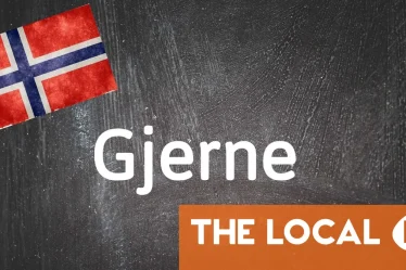 Le mot norvégien du jour : Gjerne - 6