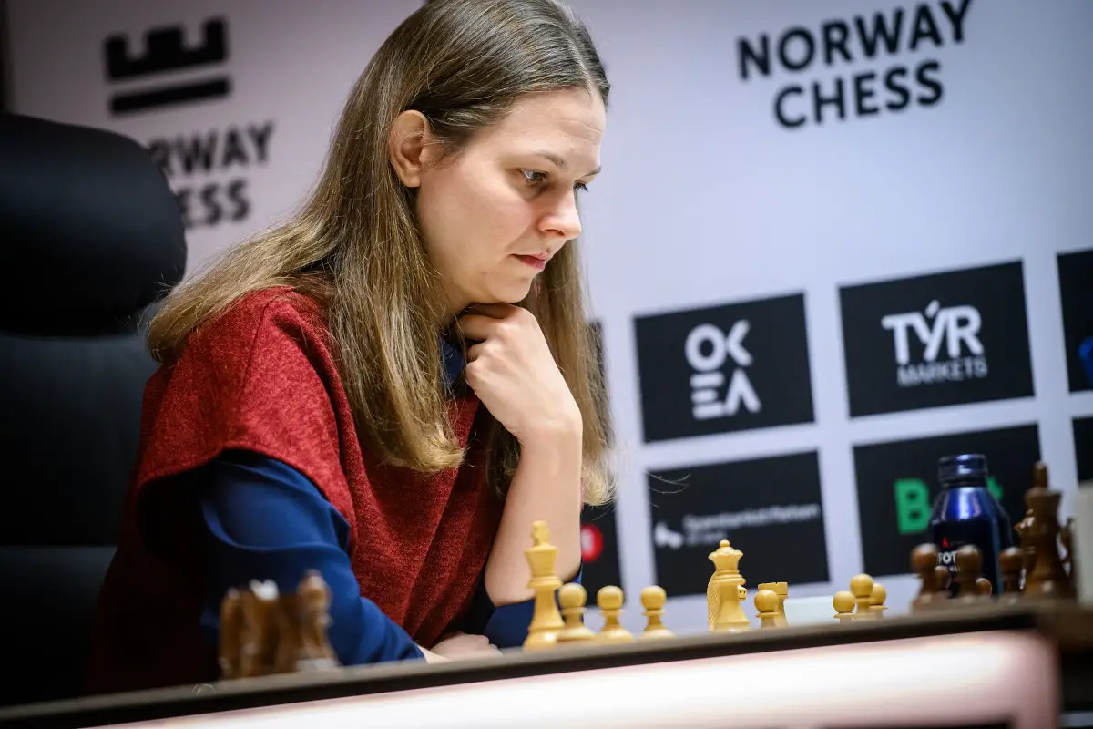 Norvège échecs femmes : Humpy bat Khadem pour reprendre la tête du classement 31 Anna Muzychuk