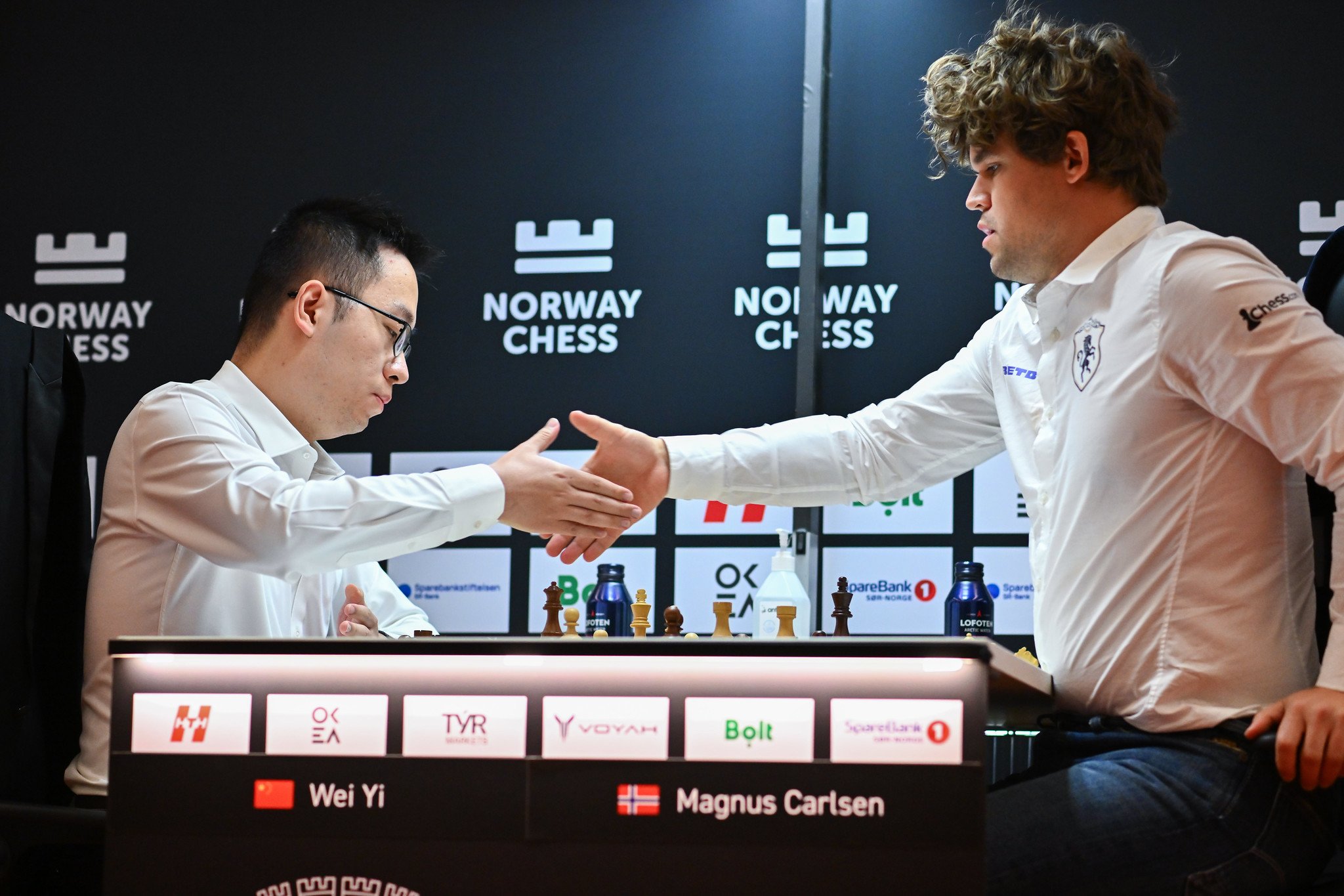 Échecs norvégiens : Arjun et Nakamura gagnent en classique, Caruana reste en tête 34 Wei Yi, Magnus Carlsen