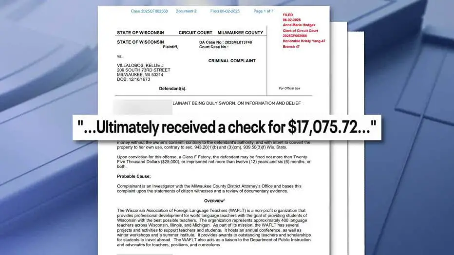 Un éducateur de Muskego-Norway accusé d'avoir volé l'organisation à but non lucratif des enseignants 24 Un éducateur de Muskego-Norway accusé d'avoir volé l'organisation à but non lucratif des enseignants - 23