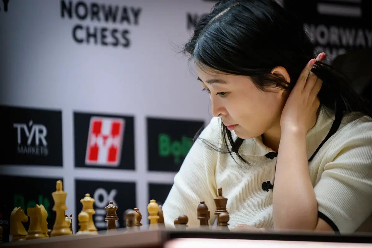 Anna Muzychuk termine invaincue aux échecs classiques et remporte le tournoi Norway Chess Women 27 Ju Wenjun