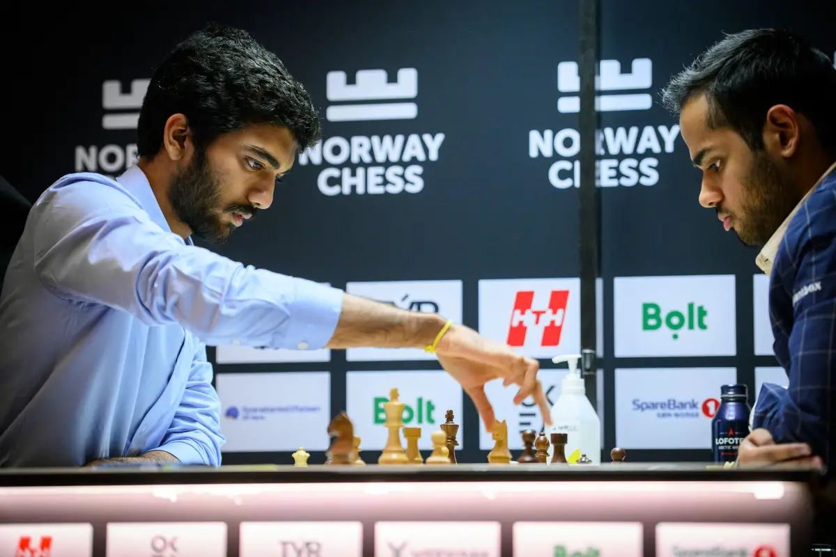 Norvège Échecs : Caruana et Gukesh remportent des victoires cruciales 19 Gukesh Dommaraju, Fabiano Caruana