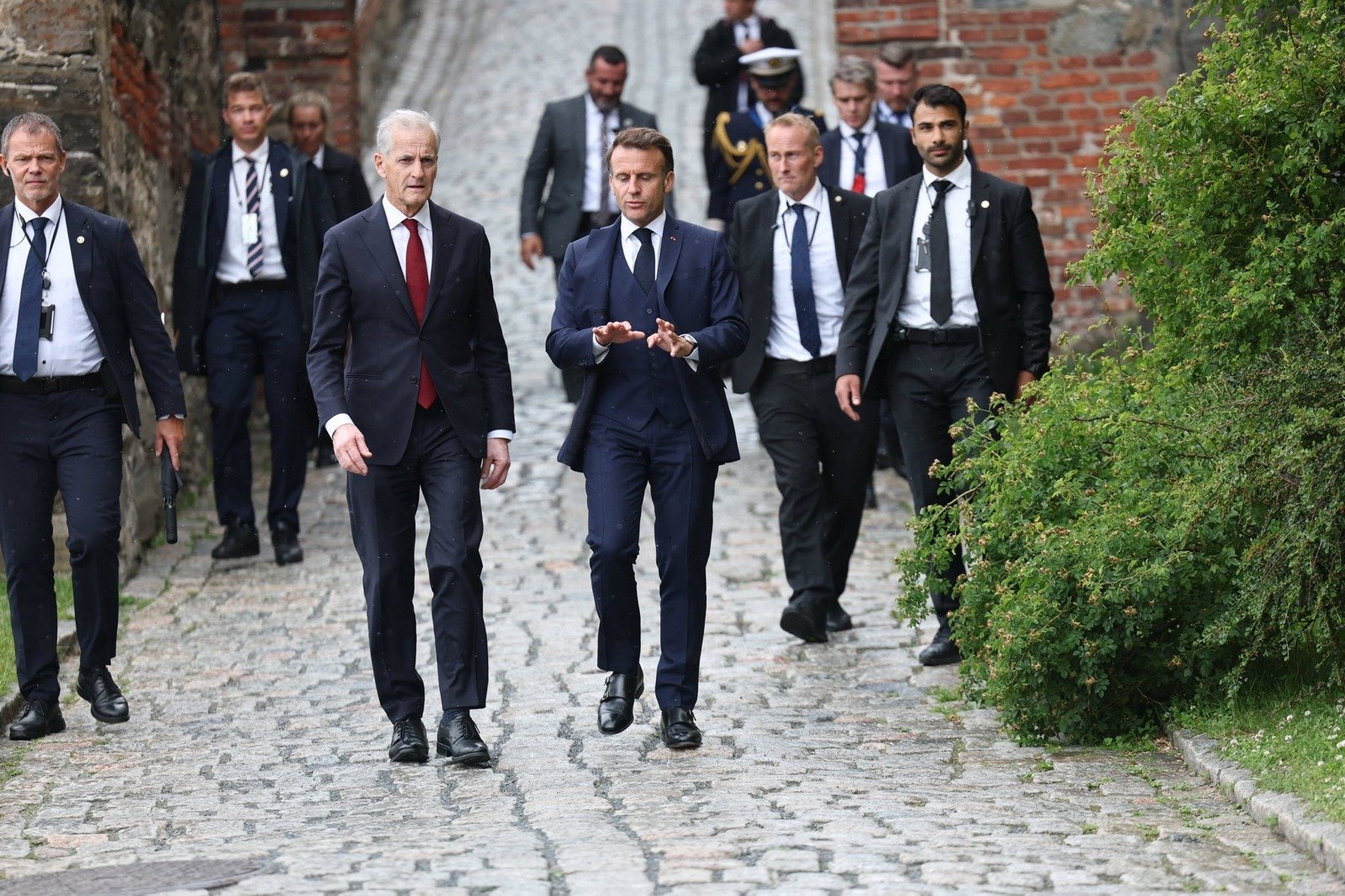 Le président français Emmanuel Macron en visite en Norvège 4 Le président français Emmanuel Macron en visite en Norvège - 3