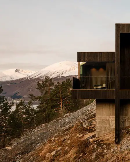 une maison de vacances dans le valldal par le bureau inainn s'adapte au relief dramatique de la norvege 2 une maison de vacances dans le valldal par le bureau inainn s'adapte au relief dramatique de la norvege - 1