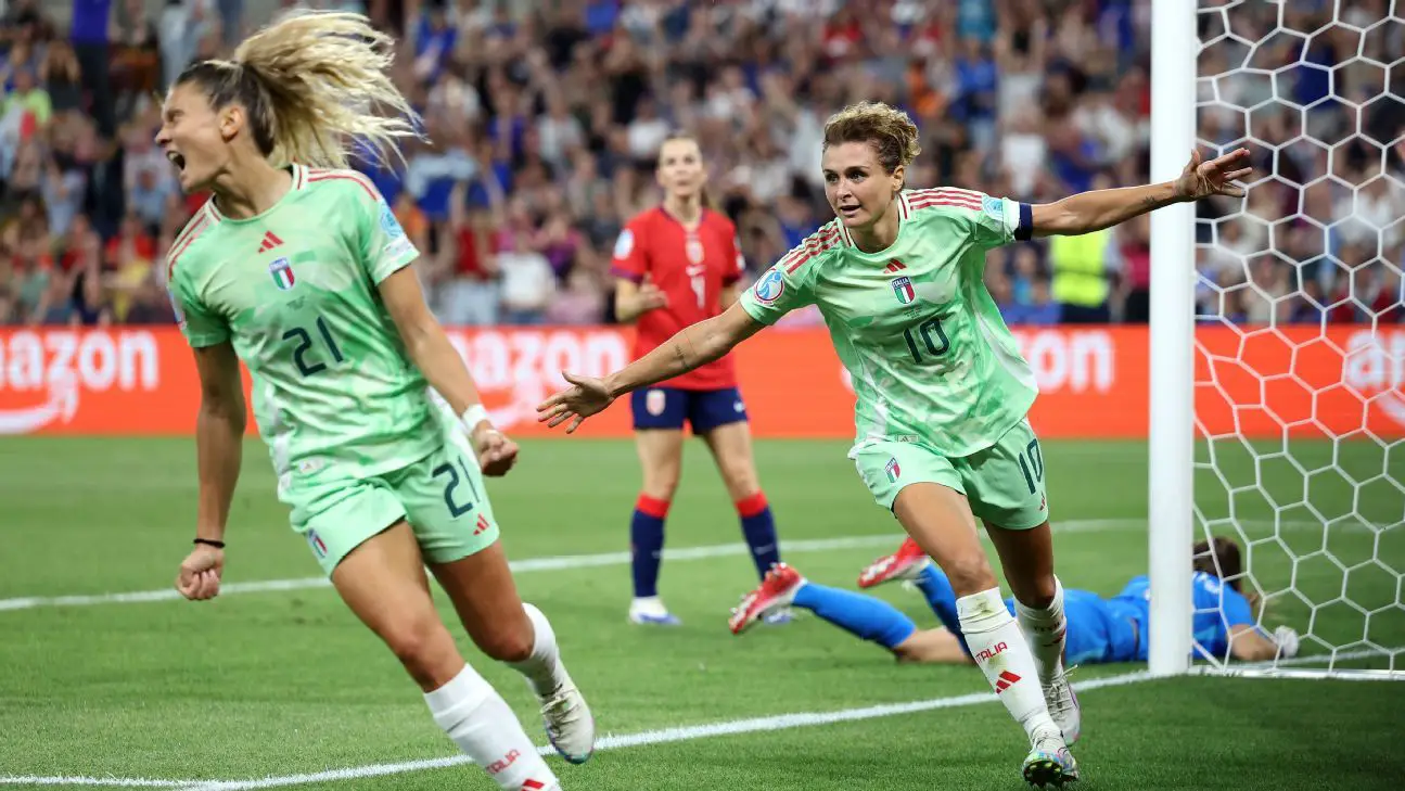 Girelli montre à la Norvège comment être clinique et l'Italie atteint la demi-finale de l'Euro 2025 4 Girelli montre à la Norvège comment être clinique et l'Italie atteint la demi-finale de l'Euro 2025 - 3