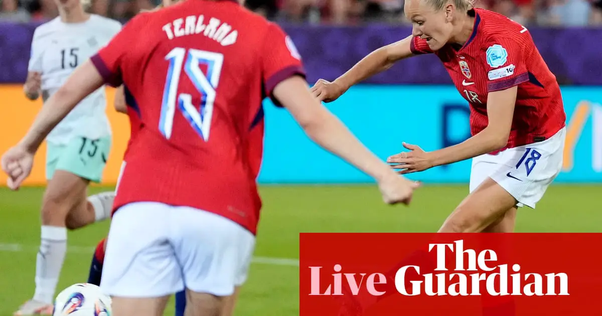 Norvège 4-3 Islande : L'Euro 2025 féminin - tel qu'il s'est passé | Euro 2025 féminin 4 Norvège 4-3 Islande : L'Euro 2025 féminin - tel qu'il s'est passé | Euro 2025 féminin - 3