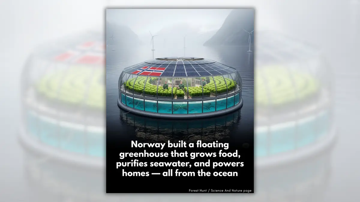 La Norvège n'a pas mis au point une serre flottante appelée "Ocean Bloom". 4 La Norvège n'a pas mis au point une serre flottante appelée "Ocean Bloom". - 3