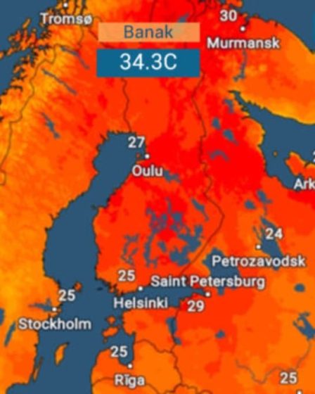 Les pays nordiques subissent une vague de chaleur sans précédent 2 Les pays nordiques subissent une vague de chaleur sans précédent - 1