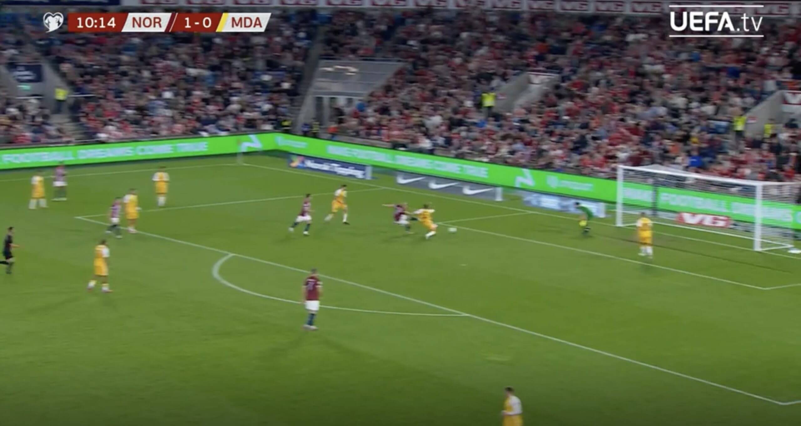 Les cinq buts (et les deux passes décisives) d'Erling Haaland pour la Norvège 60 Les cinq buts (et les deux passes décisives) d'Erling Haaland pour la Norvège - 59