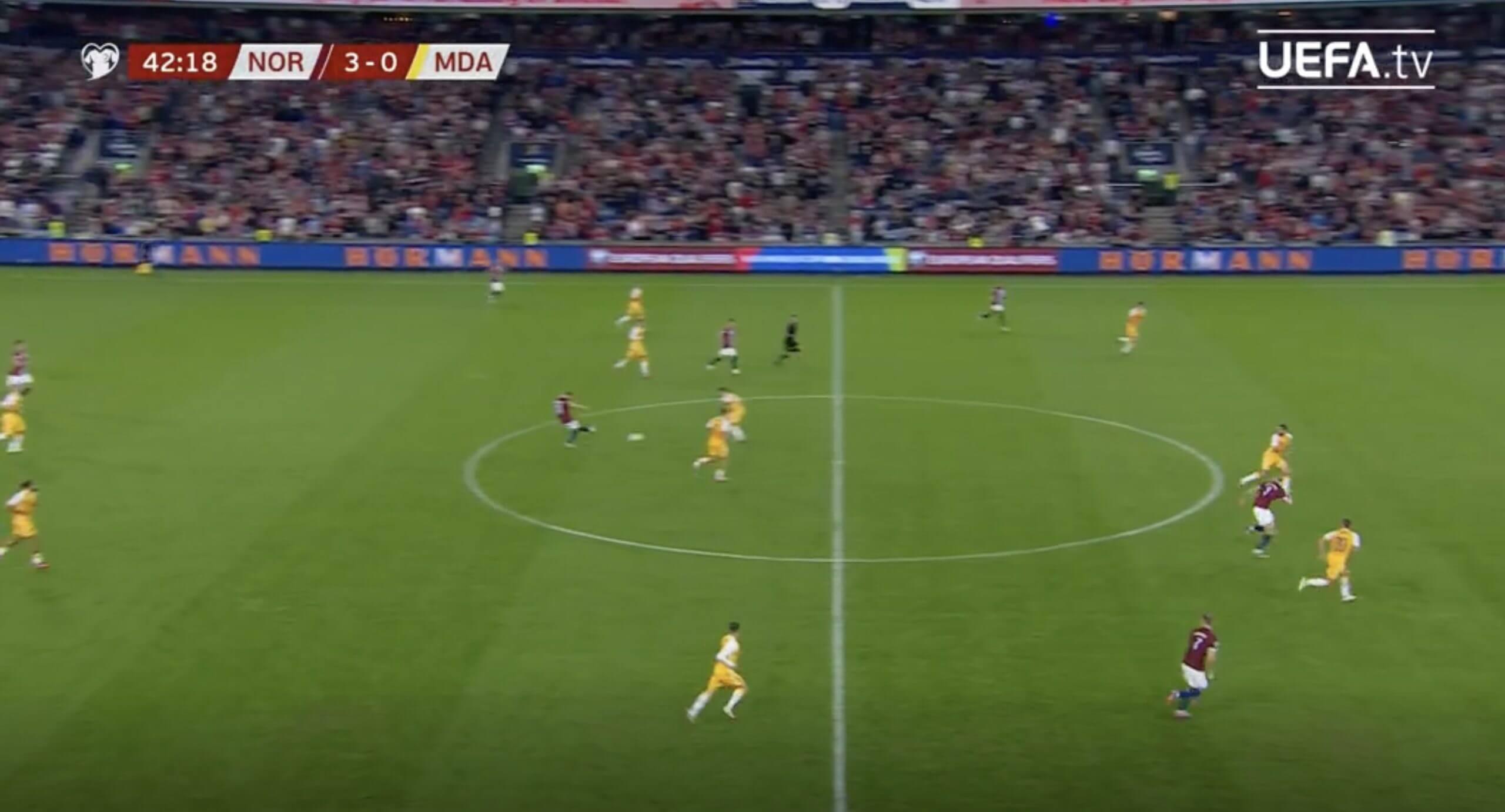 Les cinq buts (et les deux passes décisives) d'Erling Haaland pour la Norvège 66 Les cinq buts (et les deux passes décisives) d'Erling Haaland pour la Norvège - 65