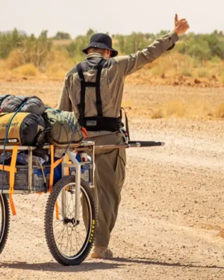 Un aventurier traverse le désert marocain lors d'une expédition de la Norvège à l'Amazonie " Explorersweb 2 Un aventurier traverse le désert marocain lors d'une expédition de la Norvège à l'Amazonie " Explorersweb - 1